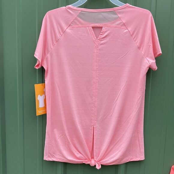 Girls Active Sports Athletic Lightweight T-Shirts & Bike Shorts Outfits Size L - Picture 3 of 13
